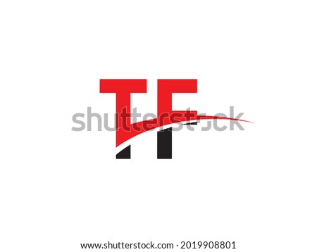 TF Letter Initial Logo Design Template