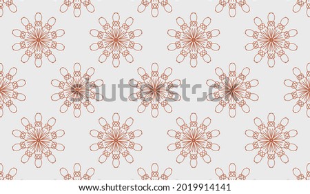 seamless pattern background. abstract floral pattern. mandala pattern. hand drawn seamless pattern. contemporary batik motif