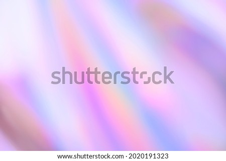 Blurry abstract iridescent holographic background for your design