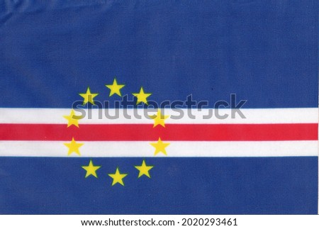 State flag of the Republic of Cape Verde
