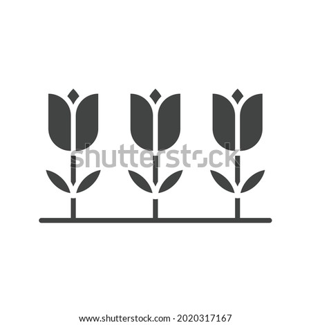 Flowers icon vector image. Can also be used for Village. Suitable for mobile apps, web apps and print media.