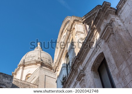 Architectures of the port and the historic center of Monopoli