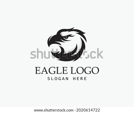 eagle logo head vector black animal angry strong