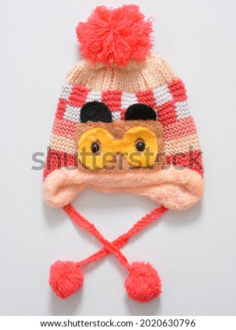 Funny  winter hat colorful for children