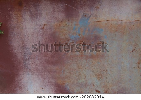 Mauve, Green and Orange Rusty Texture Background