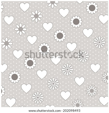 Flowers, Hearts, and Polka Dots