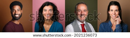Group of 4 commercial people Royalty-Free Stock Photo #2021236073