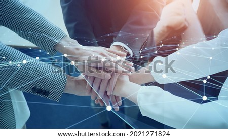 Business network concept. Teamwork. Partnership. Human resources. Royalty-Free Stock Photo #2021271824
