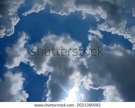 photo of sky and clouds in the morning.