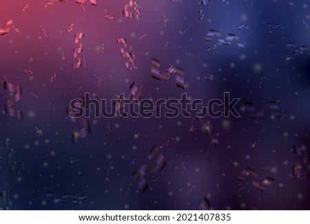 Dark Purple vector layout in New Year style. Modern abstract Christmas mood shapes. Pattern for school, grammar websites.