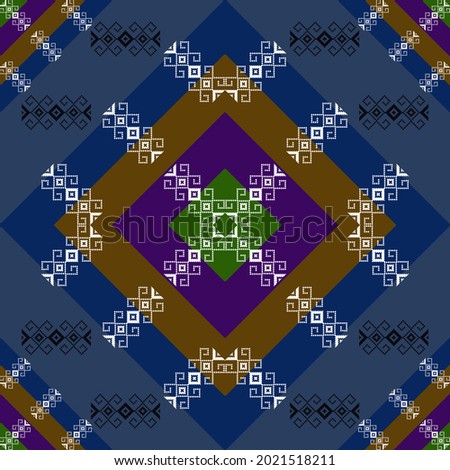 Abstract geometric seamless pattern background 