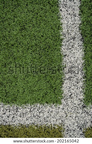 soccer field grass as backgroune