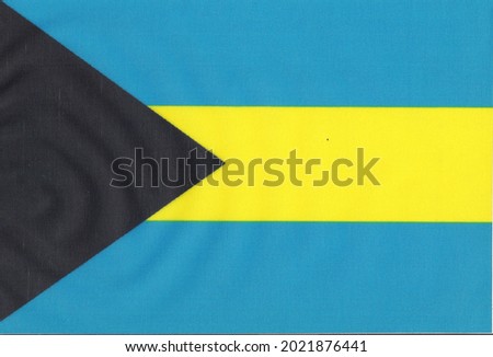 National flag of the country of Bahama