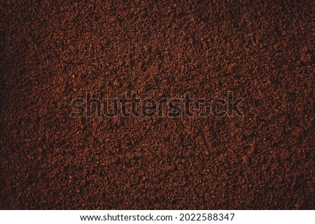 Coffee ground powder, grind coffe texture Royalty-Free Stock Photo #2022588347