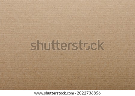 Empty carton sheet surface macro close up view