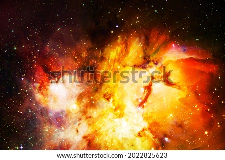 Beautiful galaxy somewhere in deep space. Cosmic wallpaper. Elements of this image furnished by NASA