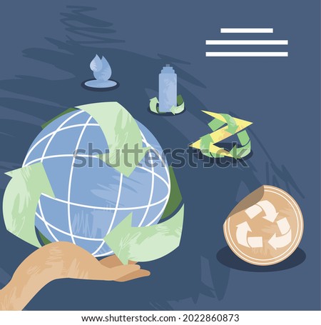 world environment and sustainable banner