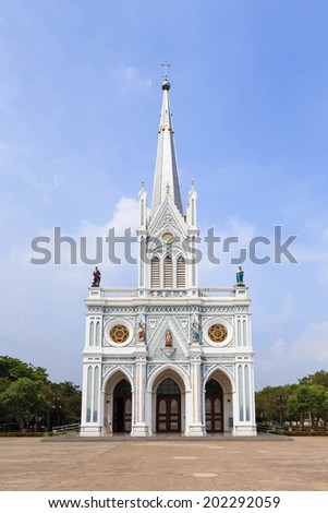 Catholic church at Samut Songkhram, Thailand