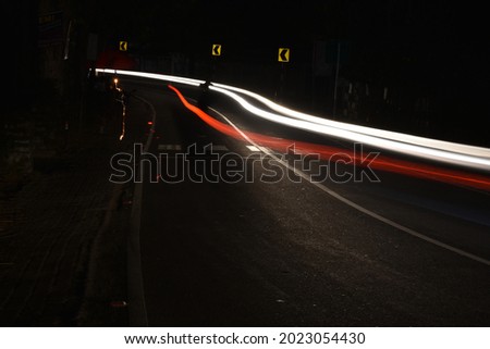 slow shutter speed, night scene