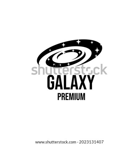 Galaxy logo icon design vector illustration