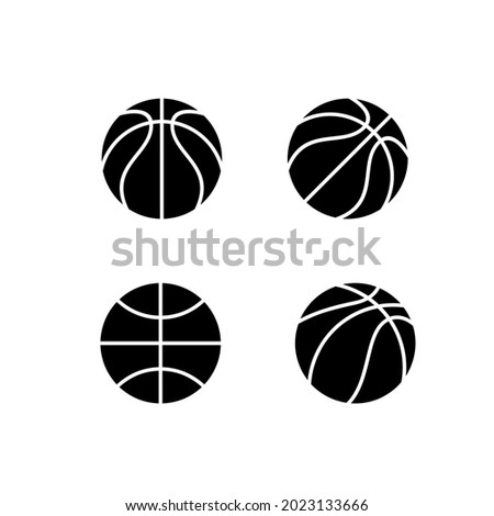 Basketball icon black design vector illustration