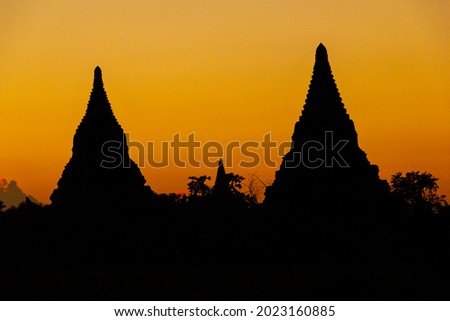 magnificent silhouettes from myanmar bagan