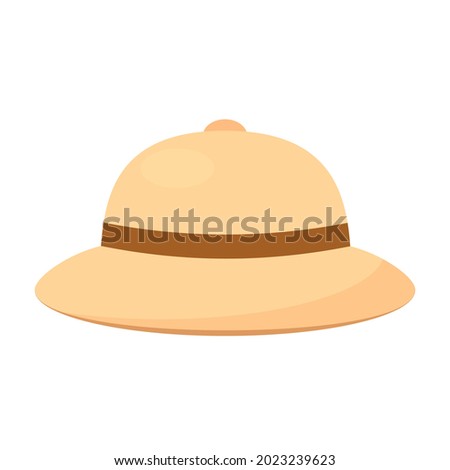 Zoo Keeper Hat icon. Clipart image isolated on white background