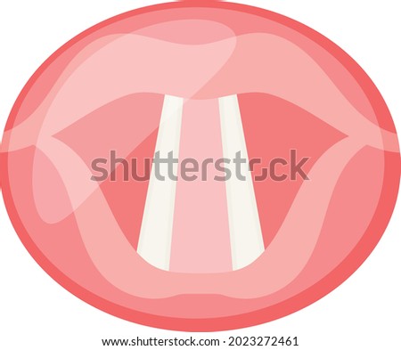 Throat and Mouth Concept Vector color Icon Design, Organ System Symbol, Human Anatomy Sign, Human Body Parts Stock illustration