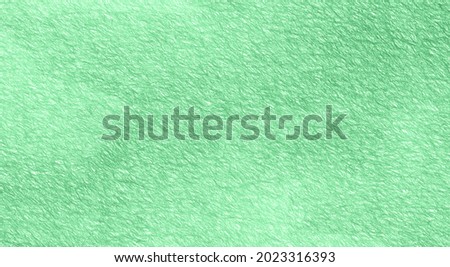 Green hand painted backdrop background. Pencil or watercolor, abstract texture on white paper. Monochrome. Place for your text.