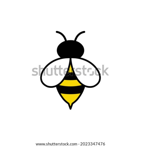 bee icon - vector sign