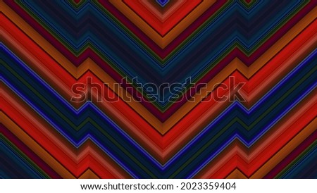 
abstract background consists of multicolored lines located at different angles 3d render and  3d illustration.