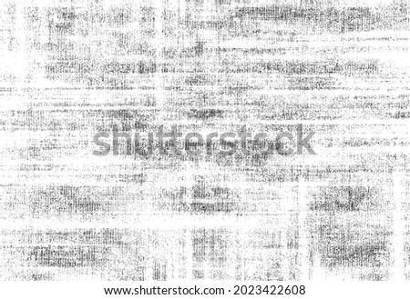 Rich, heavy fabric texture. Vector texture of weaving cloth. Grunge background. Abstract halftone vector illustration. Overlay for interesting effect and depth. Black isolated on white background. Royalty-Free Stock Photo #2023422608