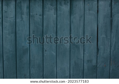 Shabby old wooden background in blue color. background.