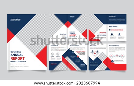 template layout design with cover page for company profile ,annual report , brochures, flyers, presentations, leaflet, magazine, book . and vector A4 size for editable And Colorful Template .