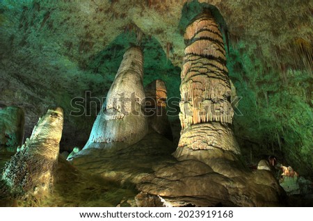 The Hall of Giants Carlsbad Caverns Royalty-Free Stock Photo #2023919168