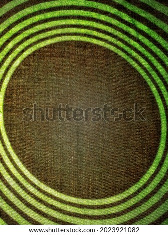 Layered circle pattern on brown fabric color