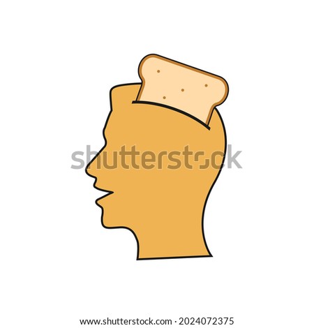 Illustration Vector Graphic of Toaster Head Logo. Perfect to use for Technology Company