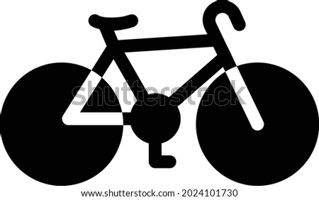 cycle vector glyph flat icon