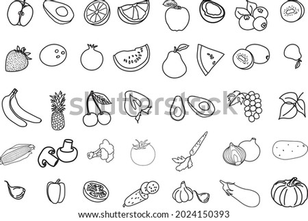 Vector of the Food icons set