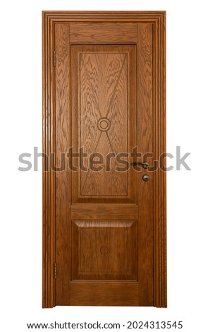 interior door isolated on white background. layout.