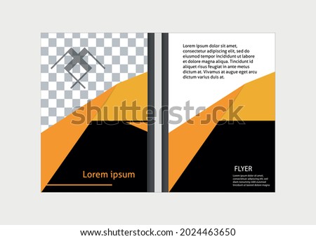 Book cover. Vector template, presentation cover sheet abstract geometric background, modern magazine publication poster, A4 layout.
