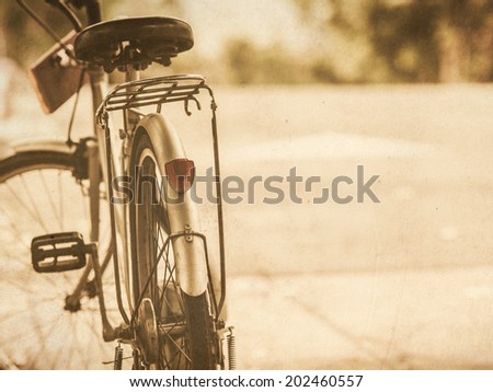 Bicycle in retro filter