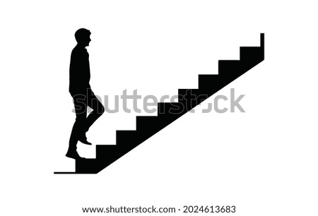 Step up icon. simple silhouette flat style vector illustration on white background. Royalty-Free Stock Photo #2024613683