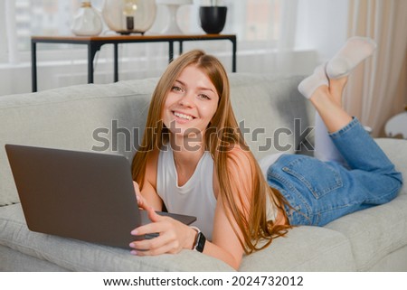 portrait of a successful business woman working at a laptop. freelancer, online training