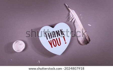 Words with Thank You Happy Concept idea