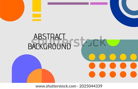 abstract background with colorful geometric concepts