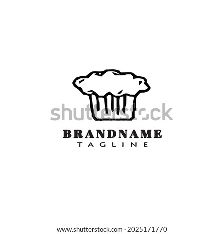 bakery cartoon logo design template icon modern vector illustration
