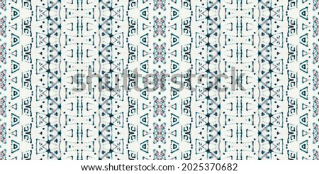 Blue Color Geometric Pattern. Seamless Geo Brush. Black Color Geometric Pattern. Ethnic Bohemian Brush. Pink Color Bohemian Batik. Seamless Watercolor Repeat Pattern. Abstract Stripe Pale Batik.