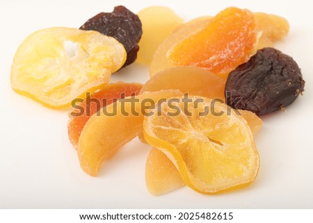 Image shot of dried fruits