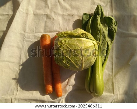 photo of vegetables on a white background. Suitable for blogs, websites, print media, and electronic media with themes about cooking, nutrition, or vegetables. Can also be used for commercial use